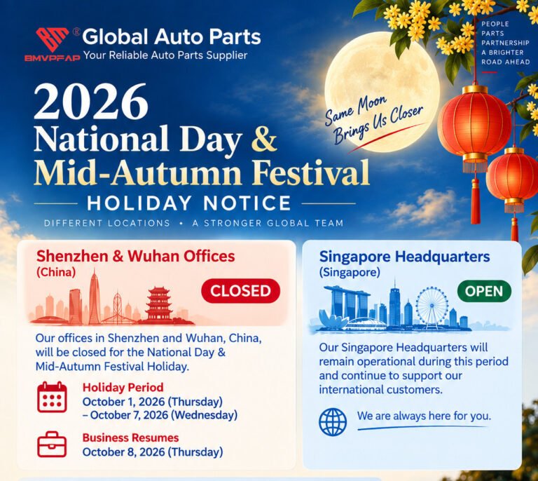 2026 National Day & Mid-Autumn Festival Holiday Notice