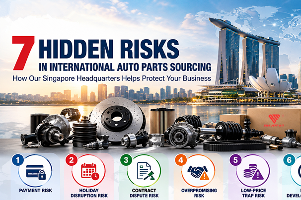 7 Hidden Risks in International Auto Parts Sourcing — How Our Singapore Headquarters Helps Protect Your Business